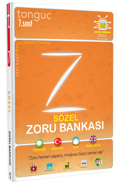 Tonguç 7. Sınıf Sözel Zoru Soru Bankası Tonguç Akademi