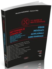 Savaş 2022 Defterdarlık Uzmanlığı Gider Mevzuatı Açıklamalı Soru Bankası - Mustafa Karadeniz, Mehmet İpek Savaş Yayınları