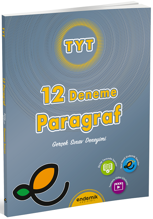 Endemik YKS TYT Paragraf 12 Deneme Endemik Yayınları