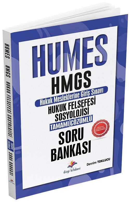 Dizgi Kitap HUMES HMGS Hukuk Felsefesi, Hukuk Sosyolojisi Soru Bankası Çözümlü - Devrim Toklucu Dizgi Kitap