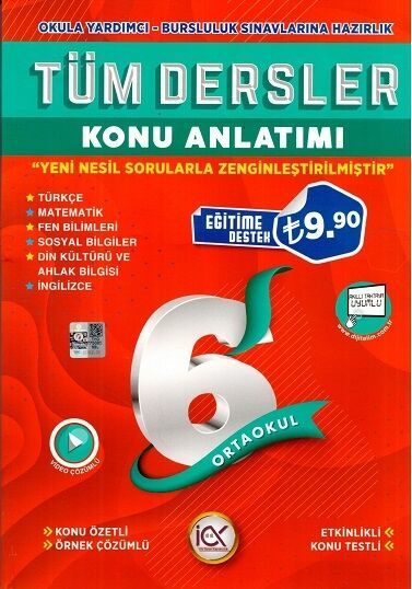 İlk Önce 6. Sınıf Tüm Dersler Konu Anlatımı İlk Önce Yayınları