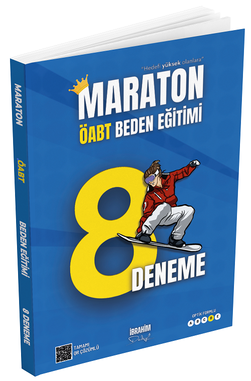 Maraton BESYO ÖABT Beden Eğitimi 8 Deneme Çözümlü - İbrahim Dedegil Maraton BESYO