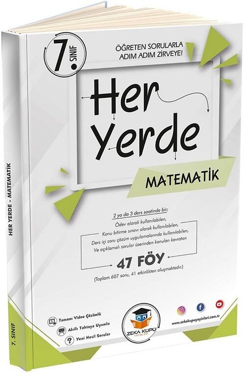 Zeka Küpü 7. Sınıf Her Yerde Matematik 47 Föy Zeka Küpü Yayınları