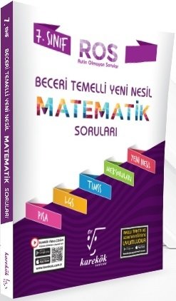 Karekök 7. Sınıf Matematik ROS Serisi Soru Bankası Karekök Yayınları