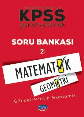 SÜPER FİYAT - Nobel KPSS Matematik-Geometri Soru Bankası Nobel Sınav Yayınları