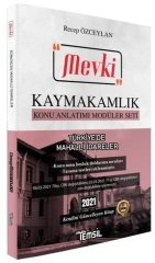 Temsil 2021 Kaymakamlık MEVKİ Türkiye de Mahalli İdareler Konu Anlatımı - Recep Özceylan 2. Baskı Temsil Yayınları