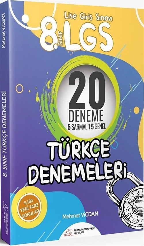 Paragrafın Şifresi 8. Sınıf LGS Türkçe 20 Deneme Paragrafın Şifresi Yayınları