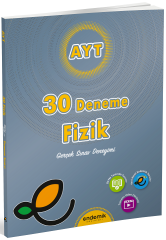 Endemik YKS AYT Fizik 30 Deneme Endemik Yayınları