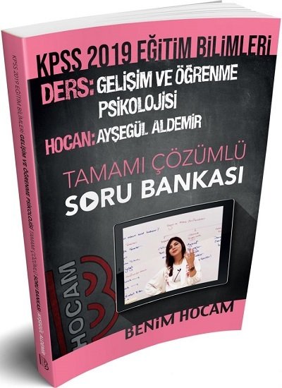 SÜPER FİYAT - Benim Hocam 2019 KPSS Gelişim ve Öğrenme Psikolojisi Soru Bankası Çözümlü Ayşegül Aldemir Benim Hocam Yayınları