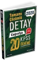 Tercih Akademi 2020 KPSS Coğrafya Detay 20 Deneme Çözümlü Tercih Akademi Yayınları