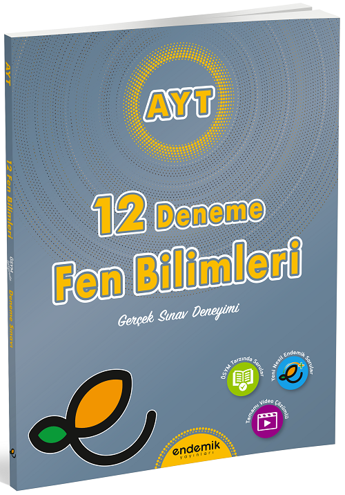 Endemik YKS AYT Fen Bilimleri 12 Deneme Endemik Yayınları