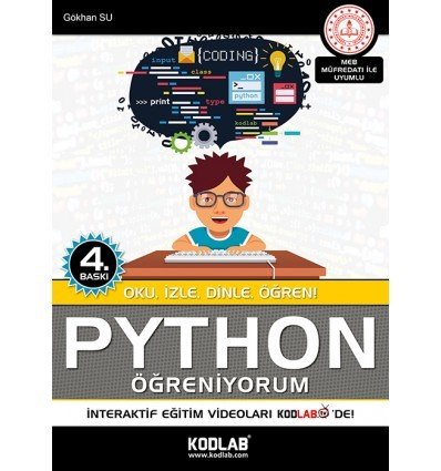 Kodlab Python Öğreniyorum 4. Baskı - Gökhan Su ​Kodlab Yayınları