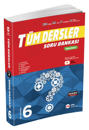 SÜPER FİYAT - SBM Yayınları 6. Sınıf Tüm Dersler Soru Bankası SBM Yayınları