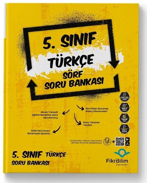 FikriBilim 5. Sınıf Türkçe Sörf Soru Bankası FikriBilim Yayınları