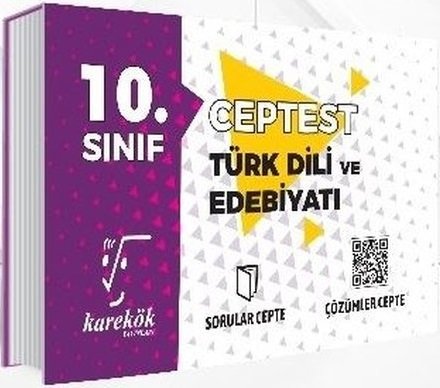 Karekök 10. Sınıf Türk Dili ve Edebiyatı Cep Test Karekök Yayınları