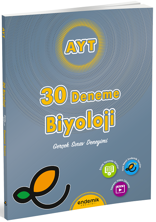 Endemik YKS AYT Biyoloji 30 Deneme Endemik Yayınları