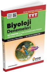 Aydın YKS TYT Biyoloji 40 Deneme Video Çözümlü Aydın Yayınları