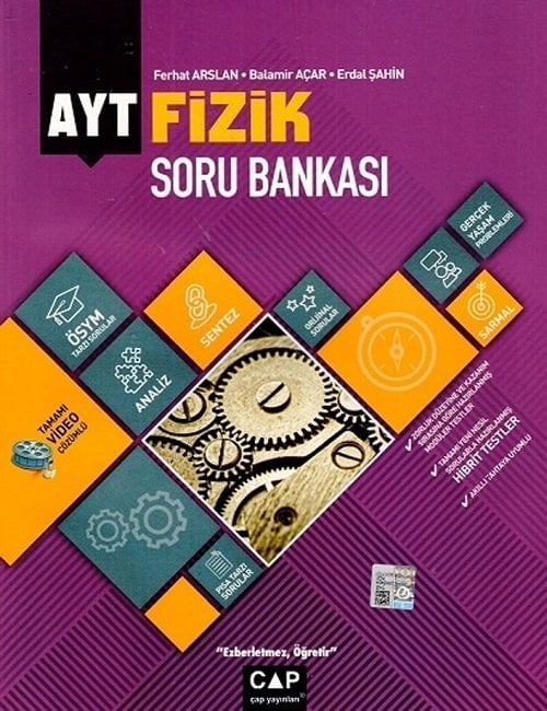 Çap Yayınları YKS AYT Fizik Soru Bankası Video Çözümlü Çap Yayınları