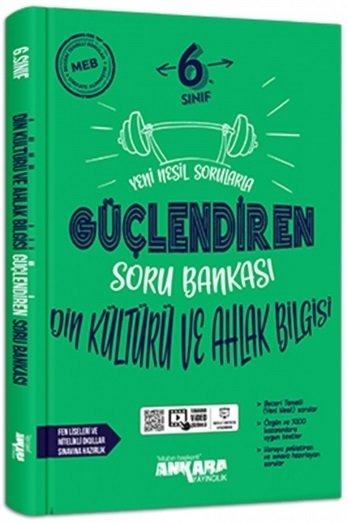 Ankara Yayıncılık 6. Sınıf Din Kültürü ve Ahlak Bilgisi Güçlendiren Soru Bankası Ankara Yayıncılık