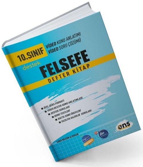 ENS Yayınları 10. Sınıf Felsefe Destek Defter Kitap ENS Yayınları