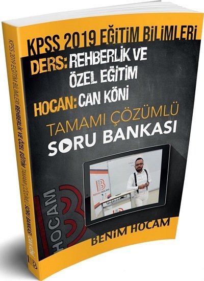 SÜPER FİYAT - Benim Hocam 2019 KPSS Rehberlik ve Özel Eğitim Soru Bankası Çözümlü Can Köni Benim Hocam Yayınları