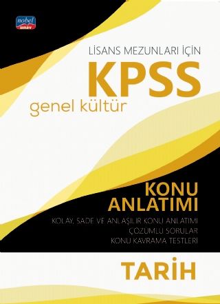 SÜPER FİYAT - Nobel KPSS Tarih Konu Anlatım Nobel Sınav Yayınları