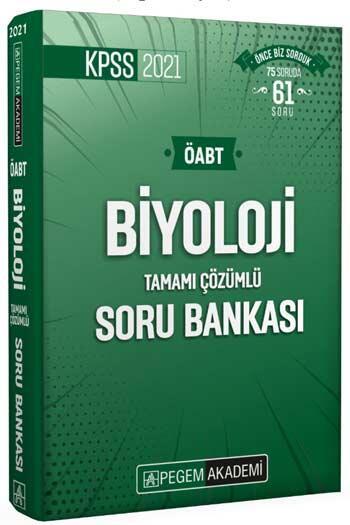 Pegem 2021 ÖABT Biyoloji Soru Bankası Çözümlü Pegem Akademi Yayınları