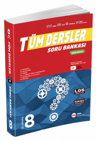 SÜPER FİYAT - SBM Yayınları 8. Sınıf Tüm Dersler Soru Bankası SBM Yayınları