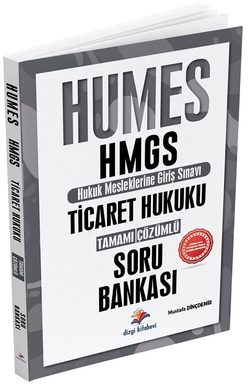 Dizgi Kitap HUMES HMGS Ticaret Hukuku Soru Bankası Çözümlü - Mustafa Dinçdemir Dizgi Kitap