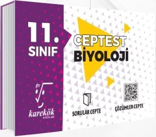 Karekök 11. Sınıf Biyoloji Cep Test Karekök Yayınları