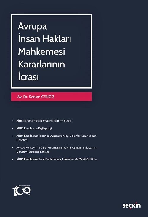 Seçkin Anayasa Mahkemesine ve Avrupa İnsan Hakları Mahkemesine Bireysel Başvuru - Serkan Cengiz Seçkin Yayınları