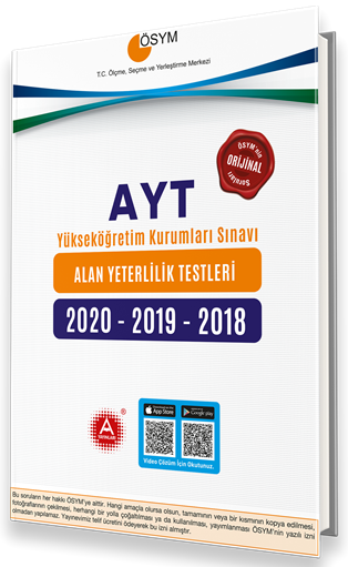 SÜPER FİYAT - A Yayınları YKS AYT 2020-2019-2018 Tıpkı Basım Seti A Yayınları