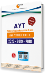 SÜPER FİYAT - A Yayınları YKS AYT 2020-2019-2018 Tıpkı Basım Seti A Yayınları