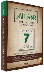 SÜPER FİYAT - Temsil 2020 İdari Hakimlik MÜESSİR 7 Deneme Çözümlü 2. Baskı Temsil Yayınları