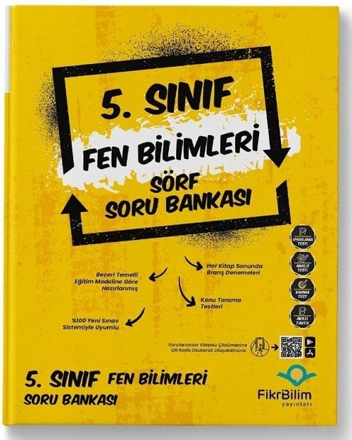 FikriBilim 5. Sınıf Fen Bilimleri Sörf Soru Bankası FikriBilim Yayınları