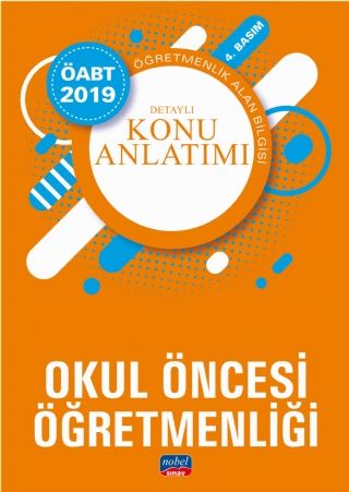 Nobel 2019 ÖABT Okul Öncesi Öğretmenliği Konu Anlatımı Nobel Sınav Yayınları