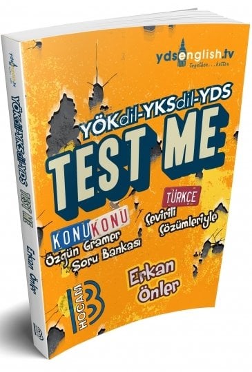 Benim Hocam YÖKDİL YKSDİL YDS Test Me Gramer Soru Bankası Benim Hocam Yayınları