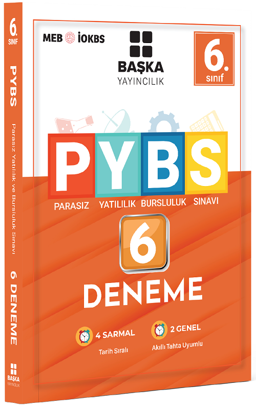 Başka 6. Sınıf PYBS 6 Deneme Sınavı Başka Yayınları