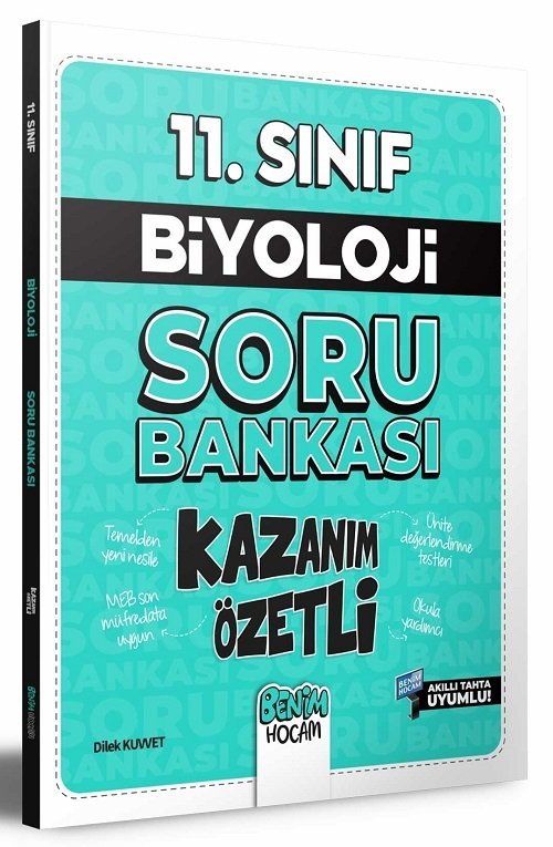 Benim Hocam 11. Sınıf Biyoloji Kazanım Özetli Soru Bankası - Dilek Kuvvet Benim Hocam Yayınları