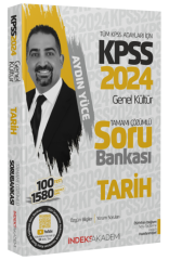 SÜPER FİYAT - İndeks Akademi 2024 KPSS Tarih Soru Bankası Çözümlü - Aydın Yüce İndeks Akademi Yayıncılık