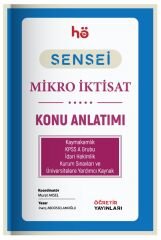 Öğretir SENSEİ Kaymakamlık KPSS Hakimlik Mikro İktisat Konu Anlatımı - Özgür Özcan Öğretir Yayınları