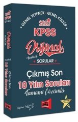 Yargı 2020 KPSS Genel Yetenek Genel Kültür ORİJİNAL Çıkmış Sorular Son 10 Yıl Çözümlü Fasikül Yargı Yayınları