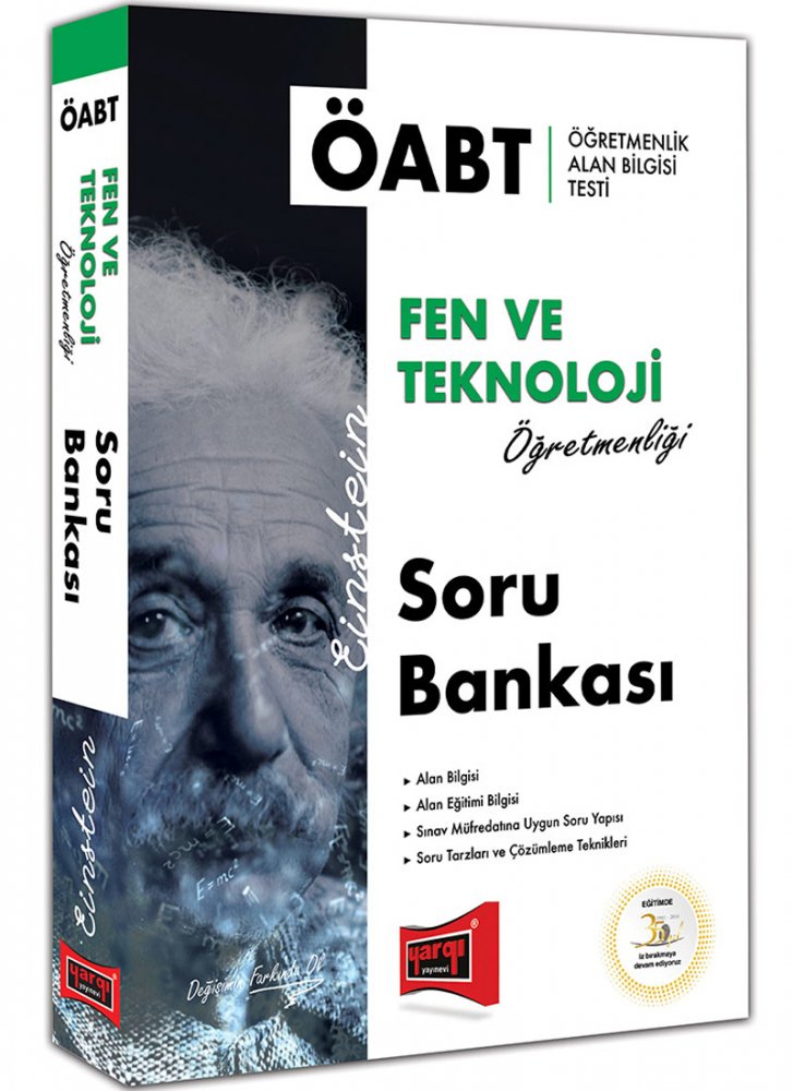 SÜPER FİYAT - Yargı 2019 ÖABT Einstein Fen ve Teknoloji Öğretmenliği Soru Bankası Yargı Yayınları