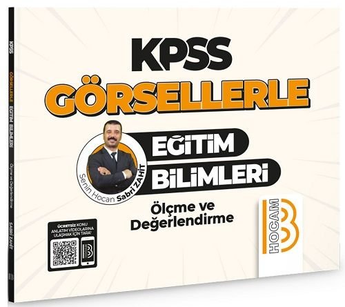 Benim Hocam KPSS Eğitim Bilimleri Görsellerle Ölçme ve Değerlendirme - Sabri Zahit Benim Hocam Yayınları