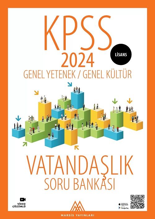 Marsis 2024 KPSS Vatandaşlık Soru Bankası Video Çözümlü Marsis Yayınları