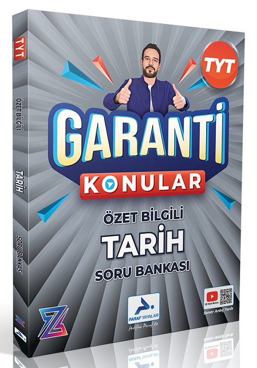 Paraf YKS TYT Tarih Z Takımı Garanti Konular Özet Bilgili Soru Bankası Paraf Yayınları