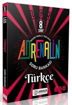 Adrenalin 8. Sınıf LGS Türkçe Soru Bankası Adrenalin Yayınları