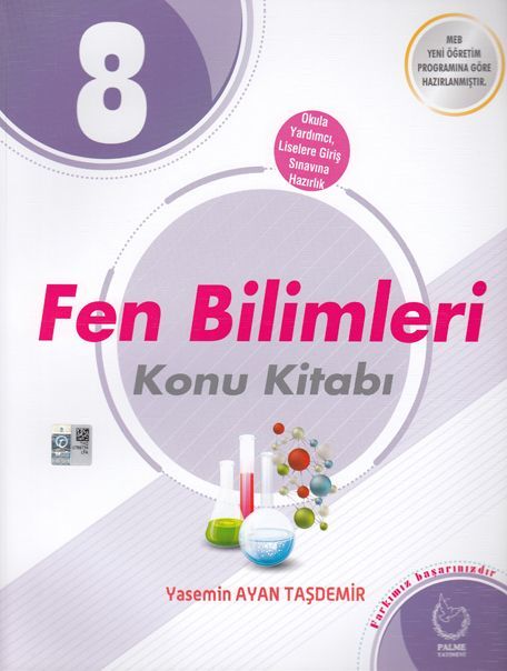 Palme 8. Sınıf LGS Fen Bilimleri Konu Kitabı Palme Yayınları