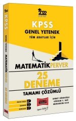 Yargı 2022 KPSS Tüm Adaylar MatematikPerver Matematik 25 Deneme Yargı Yayınları