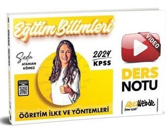 HocaWebde 2024 KPSS Eğitim Bilimleri Öğretim İlke ve Yöntemleri Video Ders Notu - Seda Ataman Kömez HocaWebde Yayınları